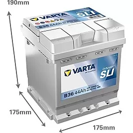 Акумулатор Varta Dynamic SLI 12V 44AH 420A B36 Д+ Акумулатор Varta Dynamic SLI 12V 44AH 420A B36 Д+
